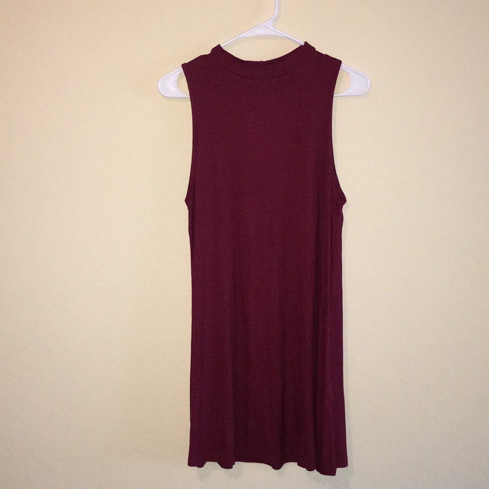 Mock turtleneck dress